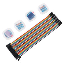 Load image into Gallery viewer, MakerFocus 4pcs I2C OLED 0.96 Inch OLED Display Module IIC SSD1306 128 64 LCD White with Du-pont Wire 40-Pin Female to Female for Ar duino UNO R3 STM