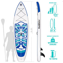 Load image into Gallery viewer, FunWater Inflatable 10'6×33"×6" Ultra-Light (17.6lbs) SUP for All Skill Levels Everything Included with Stand Up Paddle Board, Adj Floating Paddles, Pump, ISUP Travel Backpack, Leash,Waterproof Bag