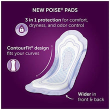 Load image into Gallery viewer, Poise Incontinence Pads, Light Absorbency, Regular Length, 120 Count (4 Packs of 30), Packaging May Vary
