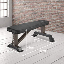 Load image into Gallery viewer, Steelbody Deluxe Versatile Rated 800 lbs Flat Utility Workout Bench Station for Home Gym Weightlifting and Strength Training STB-10101