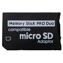 Load image into Gallery viewer, PSP Memory Stick Adapter, Funturbo Micro SD to Memory Stick PRO Duo MagicGate Card for Sony Playstation Portable, Camera, Handycam
