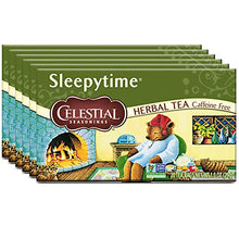 Load image into Gallery viewer, Celestial Seasonings Herbal Tea, Sleepytime, 20 Count (Pack of 6)