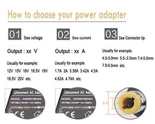 Load image into Gallery viewer, Adapter for Toshiba Satellite C875 C50 C55D C75D L50 L55D L75 L635 L645D L675 A205 A215 A305 A505 A665 U845T U845W PA3516U-1ACA PA5180U-1ACA PA3467U-1ACA PA3714U-1ACA PA3917U-1ACA PA3715U-1ACA Charger