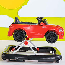 Load image into Gallery viewer, Bright Starts 3 Ways to Play Walker - Ford Mustang, Ages 6 Months +, Red