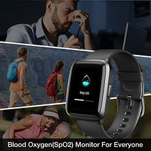 Load image into Gallery viewer, Smart Watch, UMIDIGI UFit Fitness Tracker for Men Women with Blood Oxygen(SpO2) Meter Heart Rate Monitor 5ATM Waterproof, Smartwatch for iPhone Android Phones