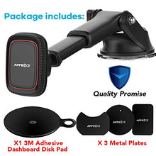Load image into Gallery viewer, Magnetic Phone Car Mount,APPS2Car Universal Dashboard Windshield Industrial-Strength Suction Cup Car Phone Mount Holder with Adjustable Telescopic Arm,6 Strong Magnets,for All Cell Phones