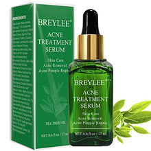 Load image into Gallery viewer, Acne Treatment Serum, BREYLEE Tea Tree Clear Skin Serum for Clearing Severe Acne, Breakout, Remover Pimple and Repair Skin (17ml,0.6oz)