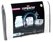 Load image into Gallery viewer, Compactor Space Saver Vacuum Storage Solution Vacuum Bag to Protect Clothes, Pillows, Duvets, Comforters, Blankets (XXL (26"x20"x11"), Classic White)