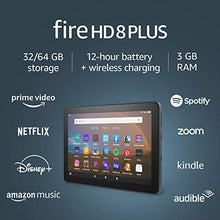 Load image into Gallery viewer, Fire HD 8 Plus tablet, HD display, 32 GB, latest model (2020 release), our best 8" tablet for portable entertainment, Slate