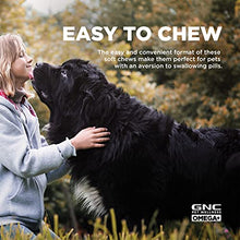 Load image into Gallery viewer, GNC Pets Omega Calming Dog Supplements for Adult Dogs with Omega Fatty Acids and Flaxseed, 120 ct | Chicken Flavored Soft Chews for Calming & Relaxation | with L-Tryptophan, Chamomile, & Ginger