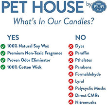 Load image into Gallery viewer, One Fur All 100% Natural Soy Wax Candle, 20 Fragrances - Pet Odor Eliminator, Up to 60 Hours Burn Time, Non-Toxic, Eco-Friendly (Pack of 2, Mandarin Sage)
