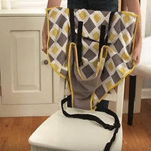Load image into Gallery viewer, The Original Easy Seat Portable High Chairs for Babies and Toddlers - Quick, Easy, Convenient Cloth Travel High Chair - Fits in Your Hand Bag for a Happier, Safer Infant/Toddler (Polka Dot)