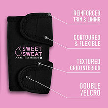 Load image into Gallery viewer, Sweet Sweat Arm Trimmers for Men & Women | Helps Increase Heat & Sweat | Includes Mesh Carrying Bag (Pink, Medium)