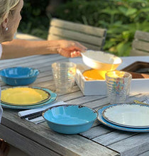 Load image into Gallery viewer, Fox Run Melamine Dinnerware Set, 12-Pieces, Multicolor