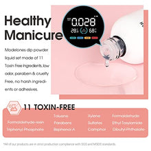 Load image into Gallery viewer, Modelones 4 Pcs 15ml Dip Powder Liquid Set with Base Coat / Top Coat / Activator / Brush Saver, Dipping Powder System Essential Kit for French Nail Art Manicure, Long Lasting and No Nail Lamp Needed
