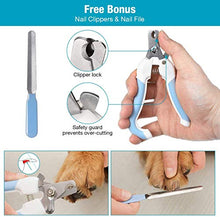 Load image into Gallery viewer, BKVESHI Dog Nail Grinder,Pet Nail Trimmer Adjustable 2-Speed Quiet Pet Nail Grinder with Dog Nail File & Nail Clipper 3 Sanding Ports Smoothing USB Rechargeable for Small Medium Large Dogs & Cats