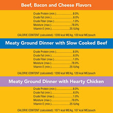Load image into Gallery viewer, PEDIGREE CHOPPED GROUND DINNER Adult Soft Wet Dog Food 18-Count Variety Pack, 3.5 oz Pouches
