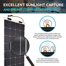 Load image into Gallery viewer, Renogy Flexible Solar Panel 175 Watt 12 Volt Monocrystalline Semi-Flexible Bendable Mono Off-Grid Charger for Marine RV Cabin Van Car Uneven Surfaces