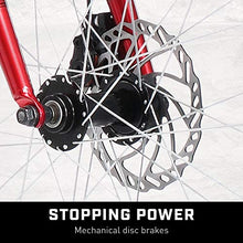 Load image into Gallery viewer, Mongoose Dolomite Fat Tire Mens Mountain Bike,17-Inch/Medium High-Tensile Steel Frame, 7-Speed, 26-inch Wheels, Red