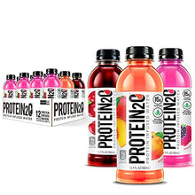 Load image into Gallery viewer, Protein2o 15g Whey Protein Infused Water, Flavor Fusion Variety Pack, 16.9 oz Bottle (Pack of 12)