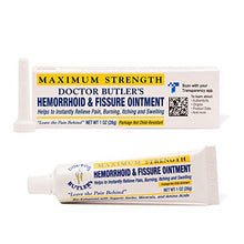 Load image into Gallery viewer, Doctor Butler's Hemorrhoid & Fissure Ointment - Hemorrhoid Treatment with Lidocaine, Aloe Vera, Amino Acids, Essential Oils, Fast Acting Hemorrhoid Cream for Itching, Swelling and Maximum Pain Relief