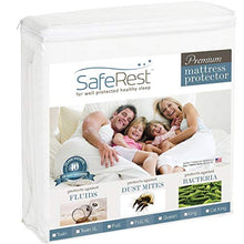 Load image into Gallery viewer, SafeRest Mattress Protector – Twin XL, Premium, Cotton, Waterproof Mattress Cover Protectors – White