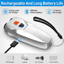 Load image into Gallery viewer, Dog Barking Control Devices Dual Sensor Anti Barking Device with Training/Deterrent Modes Dog Whistle to Stop Barking Ultrasonic Dog Barking Deterrent with LED Flashlight 25 FT Range Rechargeable