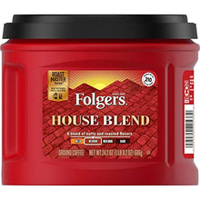 Load image into Gallery viewer, Folgers House Blend Medium Roast Ground Coffee, 24.2 Ounces