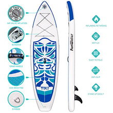 Load image into Gallery viewer, FunWater Inflatable 10'6×33"×6" Ultra-Light (17.6lbs) SUP for All Skill Levels Everything Included with Stand Up Paddle Board, Adj Floating Paddles, Pump, ISUP Travel Backpack, Leash,Waterproof Bag