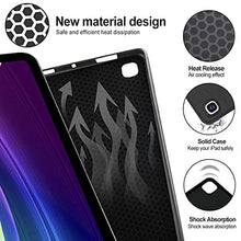 Load image into Gallery viewer, IVEOPPE Keyboard Case for Samsung Galaxy Tab S6 Lite 10.4 2020 Model SM-P610/P615, Soft TPU Back Cover with Built-in Trackpad S Pen Holder Detachable Wireless Bluetooth Keyboard