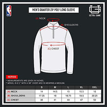 Load image into Gallery viewer, Ultra Game NBA Men's Quarter Zip Long Sleeve Pullover T-Shirt