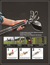 Load image into Gallery viewer, Rival and Revel Silo Golf Club Carrier, Gray/Red