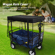 Load image into Gallery viewer, VOONKE Wagon Rain Cover, Push-Pull Wagon Rain Cover Canopy,Folding Wagon Canopy Attachment, Suitable for Outdoor Camping Picnic Waterproof Transparent Wagon Cover(Suitable for Half-Folded Wagon)