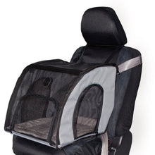 Load image into Gallery viewer, K&H Pet Products Travel Safety Pet Carrier Small Gray 17" x 16" x 15"
