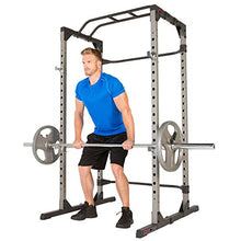 Load image into Gallery viewer, Fitness Reality 810XLT Super Max Power Cage | Optional Lat Pull-down Attachment and Adjustable Leg Hold-down | Power Cage Only