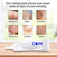 Load image into Gallery viewer, DermaCone Medical Grade Silicone Scar Cream With Vitamin C - Old and New Scars - Face and Body - Acne, Stretch Marks, Surgery, Burn, C-Section Scarring - 15 g