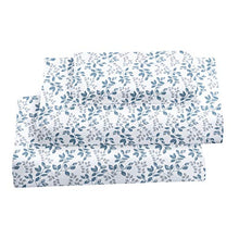 Load image into Gallery viewer, Softan King Bed Sheet Set, 4 PC Green Leaves Printed Brushed Microfiber Elegant Bedding Set, 1 Flat Sheet,1 Deep Pocket Fitted Sheet, and 2 Pillow Cases, Breathable & Silky Soft Feeling Sheets