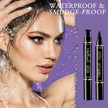 Load image into Gallery viewer, iMethod Eyeliner Stamp - NEW 2 Pens Winged Eyeliner Stamp, for All Eye Shapes, Winged Eyeliner Stamp, Perfect Wing Cat Eye Liner, Waterproof & Smudge-proof, 10 mm