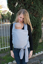 Load image into Gallery viewer, Baby Wrap Carrier, Easy to Put On-Sling, Swaddle Close Comfort - Adjustable Breastfeeding Cover - Lightweight Sling Baby Carrier for Infant - Soft, Comfortable & Breathable (Heather Gray)