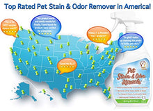 Load image into Gallery viewer, Pet Stain & Odor Miracle - The Best Enzyme Cleaner for Dog Urine Cat Pee Feces Vomit, Enzymatic Solution Cleans Carpet Rug Car Upholstery Couch Mattress Furniture, Natural Eliminator (S/M 32FL OZ)
