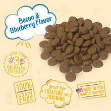 Load image into Gallery viewer, Charlee Bear Grain Free Crunch Dog Treats, Bacon & Blueberry Flavor, 8 oz