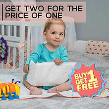 Load image into Gallery viewer, Portable Changing Pad Large Size 25.5”x31.5” Pack of 2 - Vinyl Waterproof Reusable Baby Changing Mats for Girls Boys - Reinforced Seams & Free Storage Bag - Change Diaper Mat - Extended Warranty 2 y