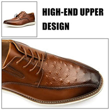 Load image into Gallery viewer, JITAI Men's Oxford Shoes Fashion Dress Shoes for Men Lace Up Business Casual Shoes