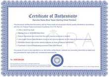 Load image into Gallery viewer, Peora Swiss Blue Topaz Bezel Pendant Necklace Sterling Silver 2.25 Carats