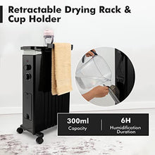 Load image into Gallery viewer, GOFLAME Oil Filled Radiator Heater, 1500W Electric Portable Space Heater with 3 Heat Settings and Built-In Thermostat, Oil Heater with Wheels, Tip-Over & Overheat Protection for Home Office (Black)