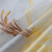 Load image into Gallery viewer, pureaqu Embroidered Floral Sheer Curtains for Living Room Sliding Glass Door Grommet Sheer Voile Panels Extra Wide Window Treatment Drapes for Bedroom 2 Panels W106 x H96 Inch