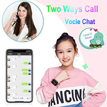 Load image into Gallery viewer, 4G GPS Kids Smartwatch Phone - Boys Girls Waterproof Watch with GPS Locator 2 Way Call Camera Voice & Video Chat SOS Alarm Pedometer WiFi Wrist Watch Birthday Back to School Gifts for Students,4G Pink