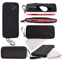 Load image into Gallery viewer, Vilros Neoprene Case/Sleeve for Raspberry Pi 400 with Accessory Storage Pocket (Black)