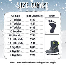 Load image into Gallery viewer, K KomForme Boys Girls Snow Boots Waterproof Winter Outdoor Boots(Toddler/Little Kid/Big Kid)