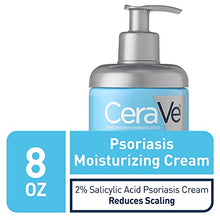 Load image into Gallery viewer, CeraVe Moisturizing Cream for Psoriasis Treatment | With Salicylic Acid for Dry Skin Itch Relief & Urea for Moisturizing | Fragrance Free & Allergy Tested | 8 Oz